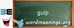 WordMeaning blackboard for gulp